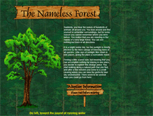 Tablet Screenshot of namelessforest.com